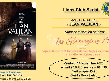 Avant première : " Jean Valjean "
