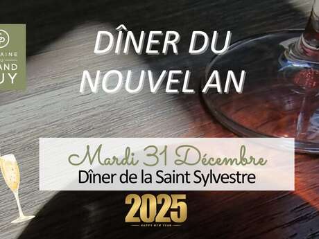 DÎNER DU NOUVEL AN AU DOMAINE DU GRAND PUY