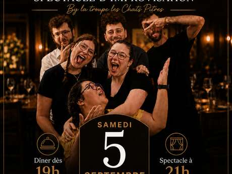 DÎNER SPECTACLE D'IMPROVISATION