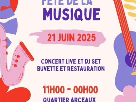 FÊTE DE LA MUSIQUE AUX ARCEAUX