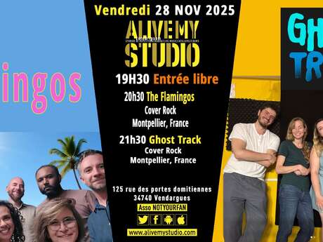 THE FLAMINGOS + GHOST TRACK - SOIRÉE COVER