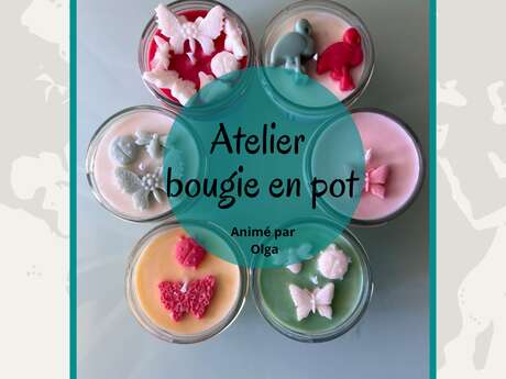 ATELIER BOUGIE EN POT PAR OLGA