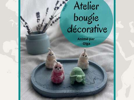 ATELIER BOUGIE DÉCORATIVE PAR OLGA