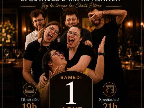 DÎNER SPECTACLE D'IMPROVISATION