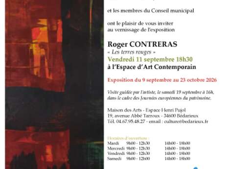 VERNISSAGE DE L'EXPOSITION " LES TERRES ROUGES "