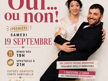 DÎNER PIÈCE DE THÉÂTRE : "ELLE A DIT OUI ! ... OU NON"
