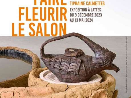 CONTEMPORARY ART EXHIBITION "FAIRE FLEURIR LE SALON" BY TIPHAINE CALMETTES