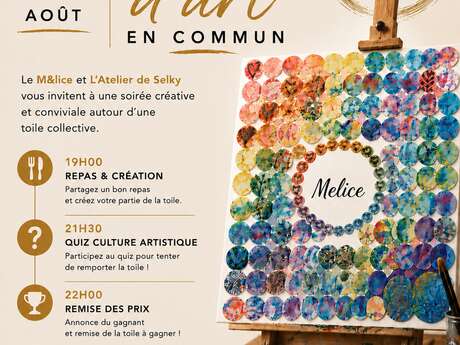 DÎNER ATELIER ART EN COMMUN