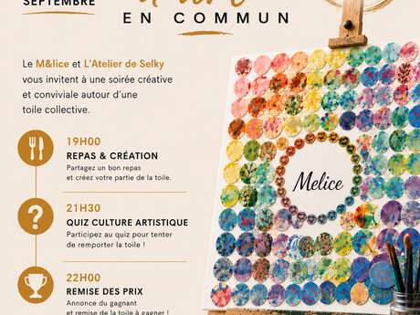 DÎNER ATELIER ART EN COMMUN