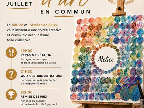 DÎNER ATELIER ART EN COMMUN