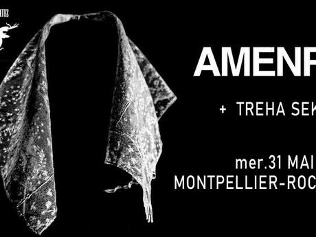 CONCERT AMENRA (SLUDGE DOOM METAL ) + TREHA SEKTORI (INDUS AMBIANT)