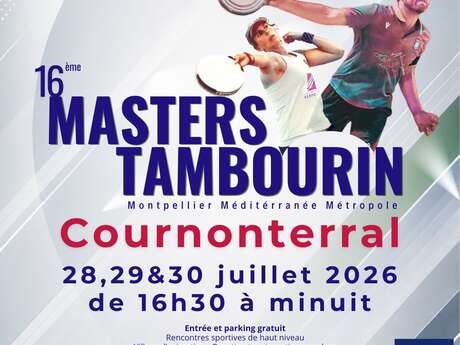 MASTERS TAMBOURIN MONTPELLIER METROPOLE