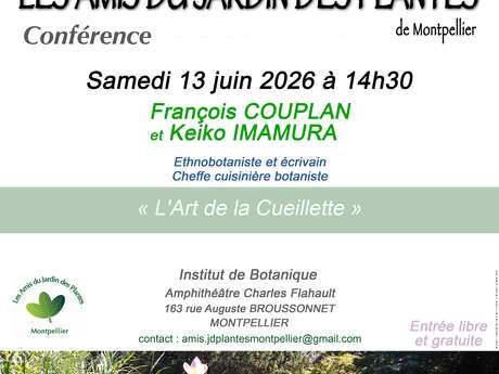 CONFÉRENCE «L'ART DE LA CUEILLETTE»