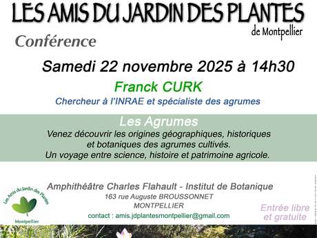 CONFÉRENCE “LES AGRUMES”