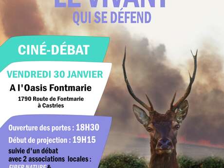 CINÉ-DÉBAT : "LE VIVANT QUI SE DÉFEND"