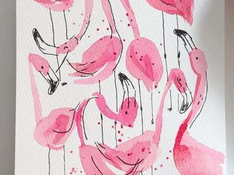 PAINT & DRINK AVEC LE CANVAS CLUB AUX HALLES DU VERGER