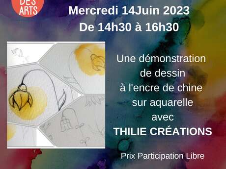 ANIMATION AQUARELLE - ÎLOT DES ARTS