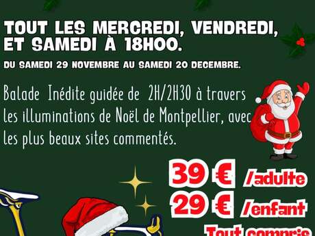 BALADE DE NOËL PAR MONTPEL' À VÉLO
