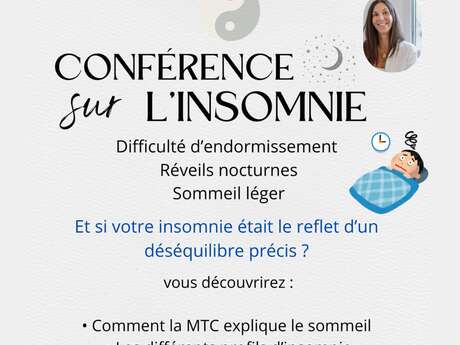 CONFÉRENCE "COMPRENDRE SON SOMMEIL"