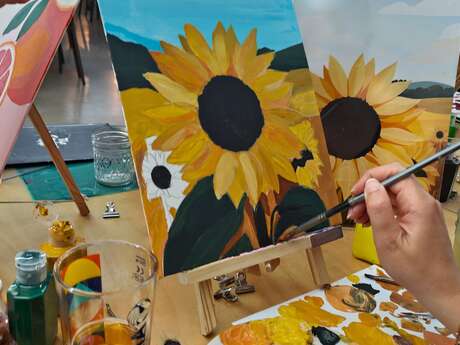 PAINT & DRINK AVEC LE CANVAS CLUB