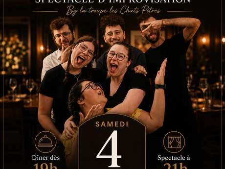 DÎNER SPECTACLE D'IMPROVISATION