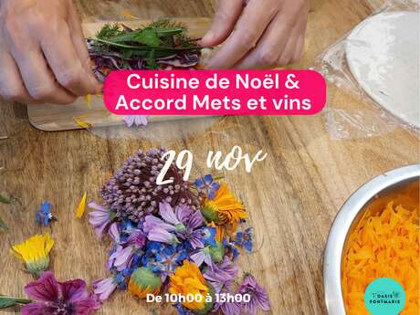 FESTIVAL MANGER COMME ON SÈME  : ATELIER CUISINE SPÉCIAL NOËL - APÉRITIFS VÉGÉTARIEN & ACCORDS METS ET VINS FESTIVAL MANGER COMME ON SÈME  : ATELIER CUISINE SPÉCIAL NOËL - APÉRITIFS VÉGÉTARIEN & ACCORDS METS ET VINS