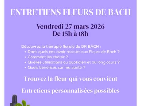 JOURNÉE FLEURS DE BACH & ÉMOTION