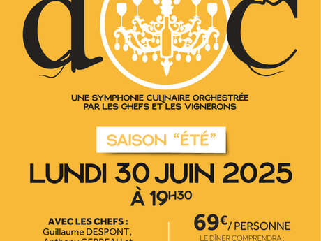 DÎNER D’OC SAISON « ÉTÉ »