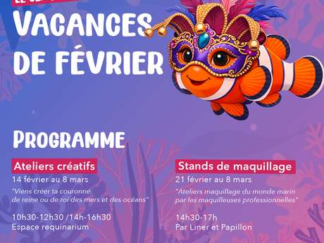 ATELIERS VACANCES DE FÉVRIER AU SEAQUARIUM INSTITUT MARIN