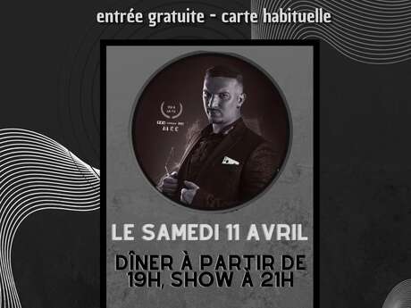 DÎNER SPECTACLE HYPNOSE PAR GIOVANNI AU MÉLICE