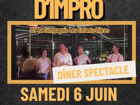 DÎNER SPECTACLE IMPROVISATION