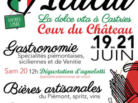 ITALIA! LA DOLCE VITA À CASTRIES