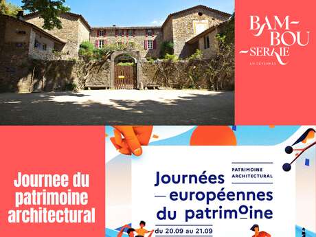 JOURNÉES EUROPÉENNES DU PATRIMOINE - BAMBOUSERAIE D'ANDUZE