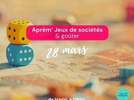 APRÈS-MIDI JEUX DE SOCIÉTÉ