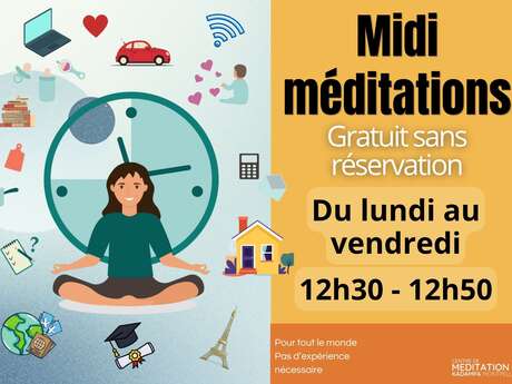 MIDI MÉDITATION : VOTRE PAUSE PAIX INTÉRIEURE