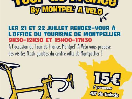 VISITES GUIDÉES FLASH MONTPEL' À VÉLO VISITES GUIDÉES FLASH MONTPEL' À VÉLO