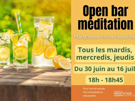 LES OPEN BAR MÉDITATIONS