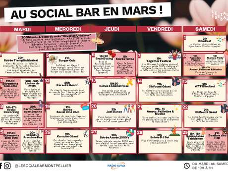 PROGRAMME MARS SOCIAL BAR