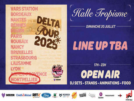 DELTA TOUR X TROPISME OPEN AIR + INDOOR