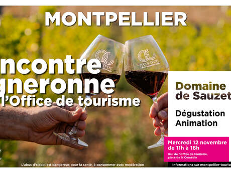 DÉGUSTATIONS DOMAINE DE SAUZET À L'OFFICE DE TOURISME