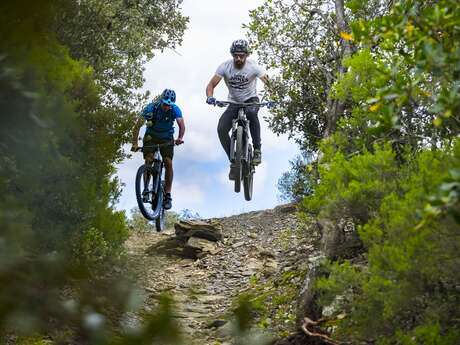 CIRCUIT VTT ENDURO COMPLET  N°27 :  BARDOU - SITE VTT-FFC CAROUX EN HAUT-LANGUEDOC