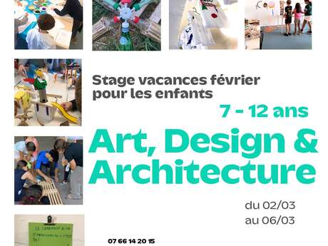 STAGE ENFANTS : ART, DESIGN & ARCHITECTURE – GÉOMÉTRIE DANS L’ESPACE