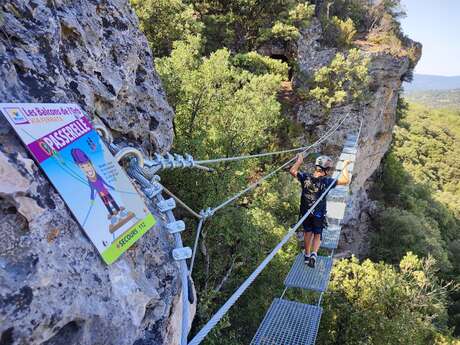 VIA FERRATA LES BALCONS DE L'ORB
