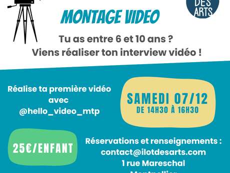 ATELIER ENFANT MONTAGE VIDÉO