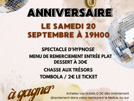 LES 6 ANS DU MELICE : SOIRÉE D’ANNIVERSAIRE