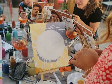 PAINT & DRINK AVEC LE CANVAS CLUB