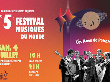 FESTIVAL DES MUSIQUES DU MONDE À CLAPIERS