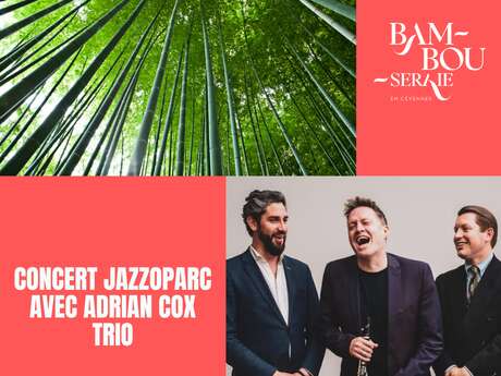 CONCERT JAZZOPARC – ADRIAN COX TRIO CONCERT JAZZOPARC – ADRIAN COX TRIO