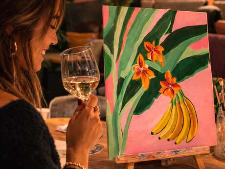 PAINT & DRINK AVEC LE CANVAS CLUB • SOFA