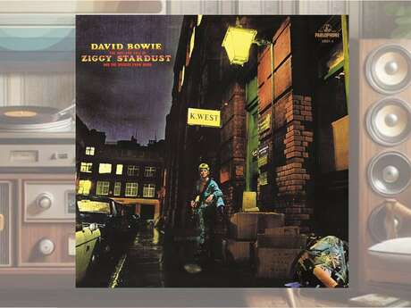 LE CLUB DU DISQUE : DAVID BOWIE "THE RISE AND FALL OF ZIGGY STARDUST AND THE SPIDERS FROM MARS »